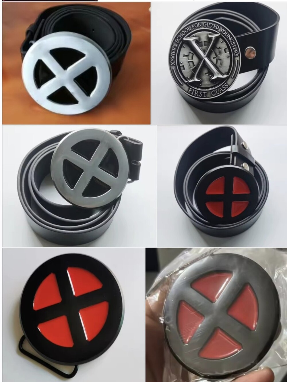 New Marvel Xmen Superhero Metal belt buckle